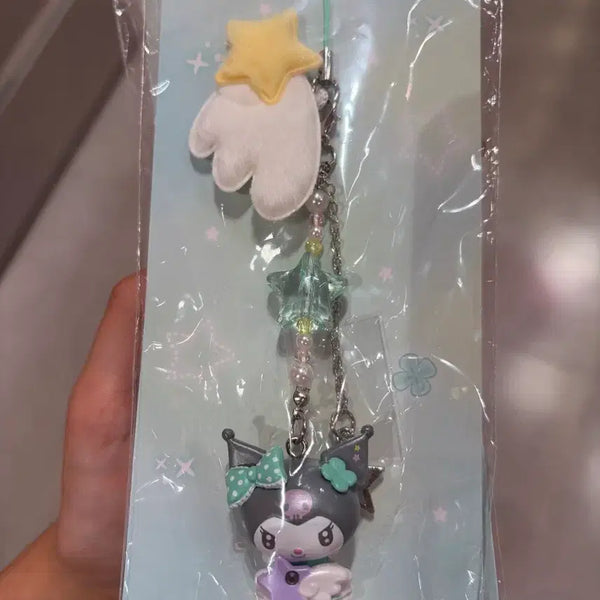 [BUNJANG] Sanrio Kirakira Wish Kuromi Charm / 산리오 키라키라 위시 쿠로미 키링