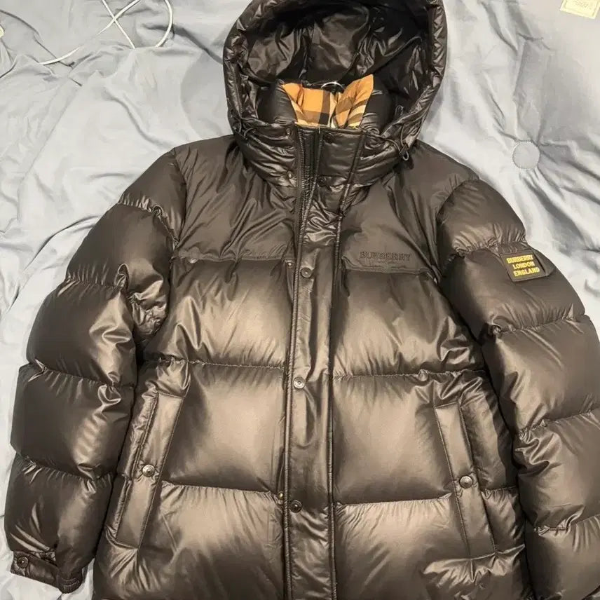 [BUNJANG] Burberry Goose Down Padded Jacket Black XL / 버버리 사이즈 54, XL 구스 블랙 패딩
