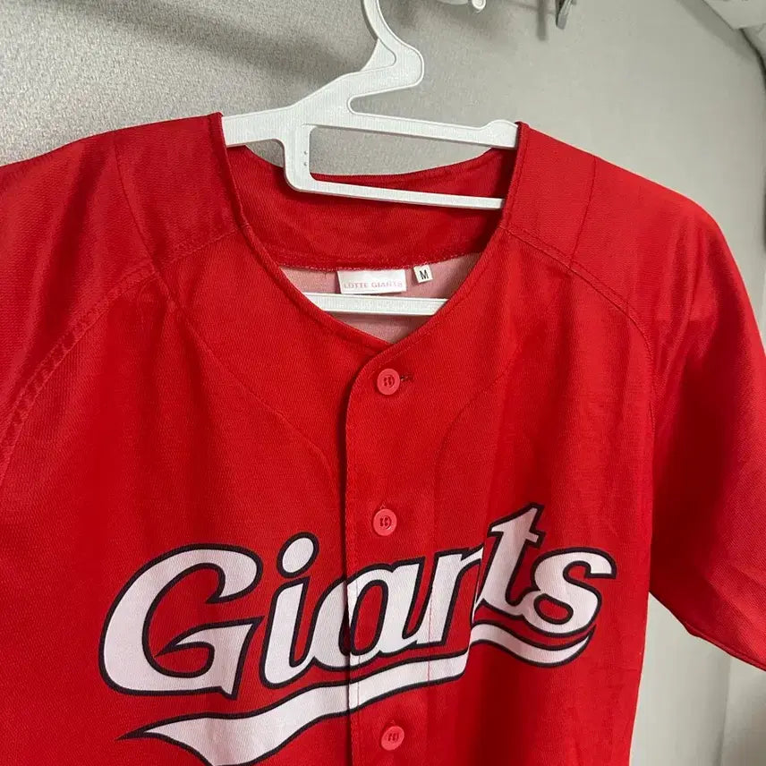 [BUNJANG] Lotte Giants Dongbaek Uniform M / 롯데자이언츠 동백 유니폼 M