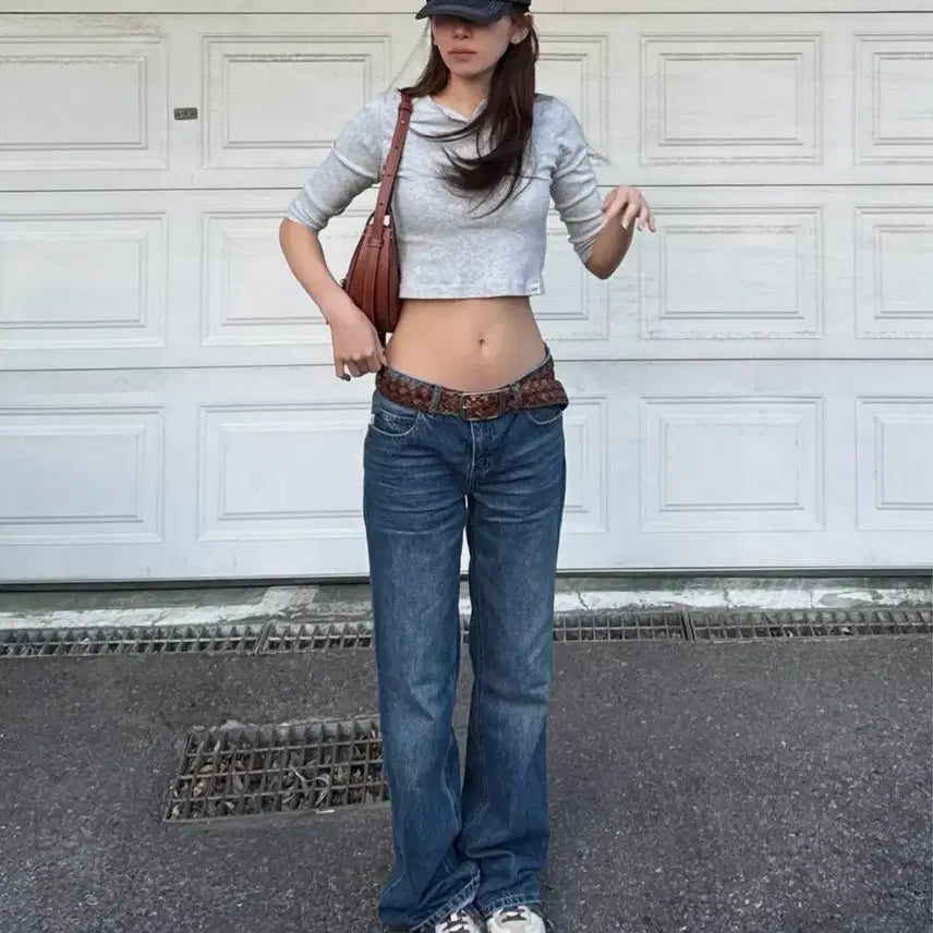 [BUNJANG] Gloomy Rodeo Jeans Denim Pants Mid Blue XS / 글로니 로데오진 데님 팬츠 미드블루 xs