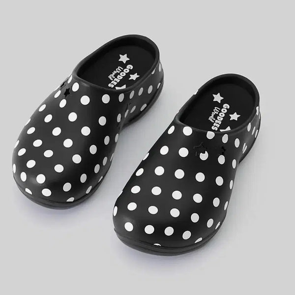 [BUNJANG] Goodies World Dot Platform Slippers / 구디스월드 도트 플랫폼 슬리퍼 37