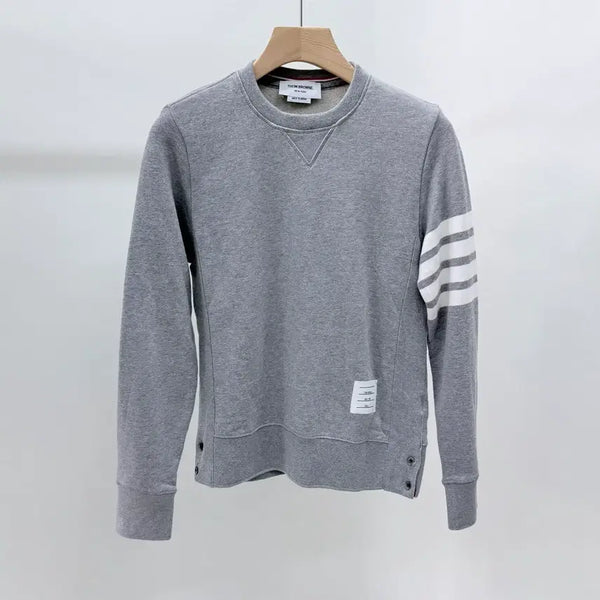 [BUNJANG] Thom Browne Striped Armband Sweatshirt Grey / [S급/1] 톰브라운 사선완장 맨투맨 그레이