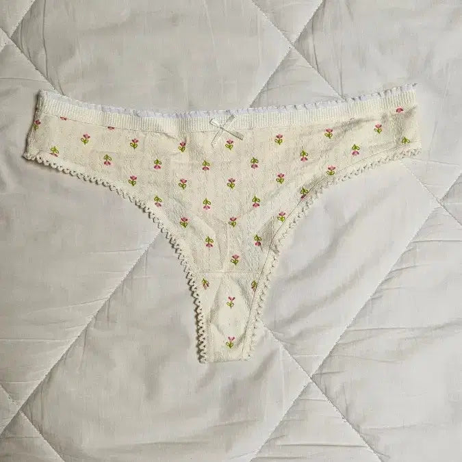 [BUNJANG] Floral Print Women's Underwear / 꽃무늬 팬티 여성 속옷 중고
