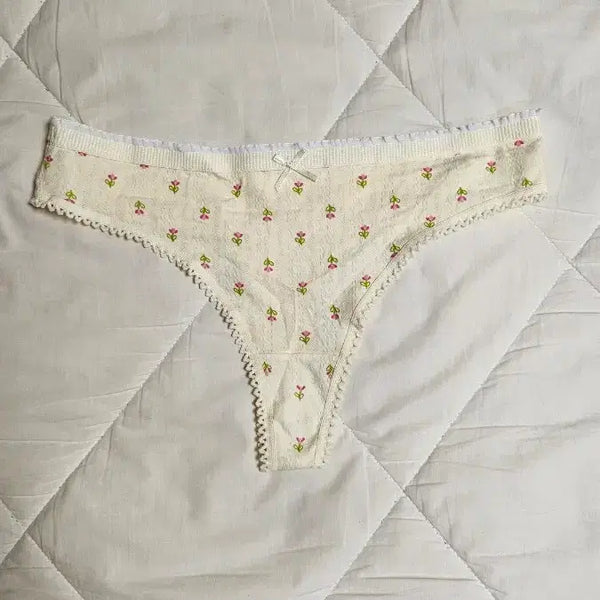 [BUNJANG] Floral Print Women's Underwear / 꽃무늬 팬티 여성 속옷 중고