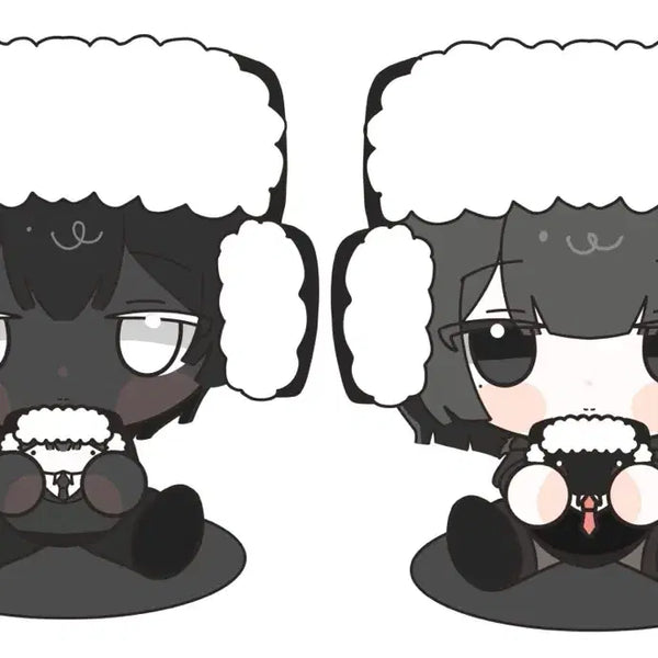 [BUNJANG] Fixed-Pose SD Pair Commission Sample Recruitment / 고정틀 SD 페어 커미션 샘플모집