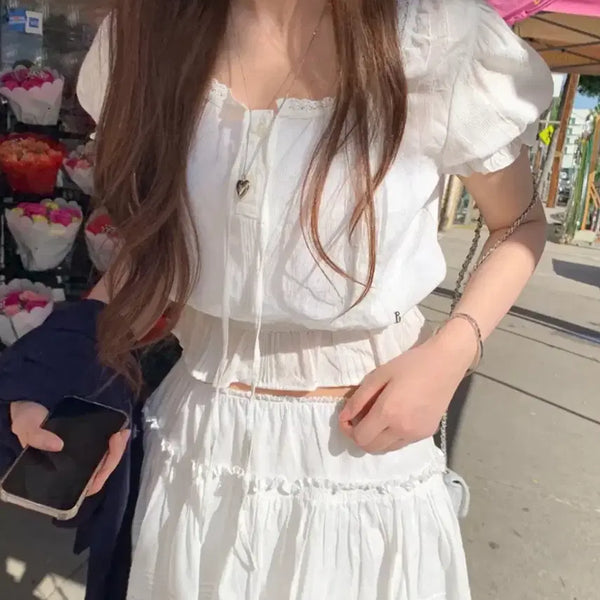 [BUNJANG] The Barnet Sude Pleated Blouse / 더바넷 수드 플레티드 블라우스