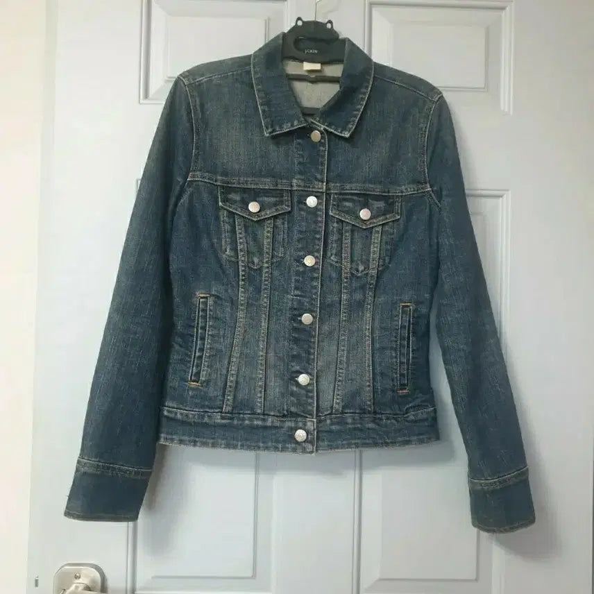 [BUNJANG] J.Crew Classic Line Denim Trucker Jacket / j.crew 클래식라인 데님트러커.44~55.상태완죤 좋음