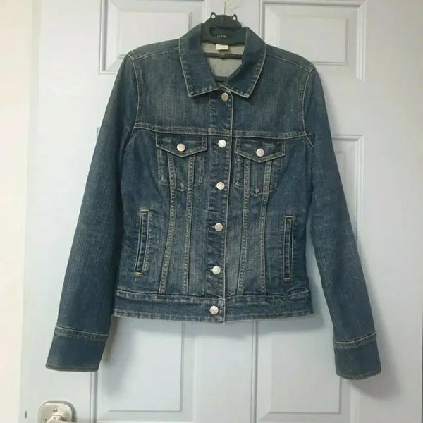 [BUNJANG] J.Crew Classic Line Denim Trucker Jacket / j.crew 클래식라인 데님트러커.44~55.상태완죤 좋음