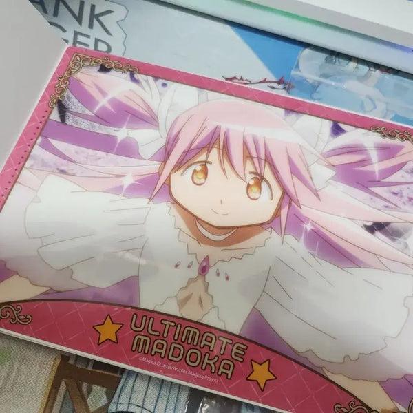 [BUNJANG] Magical Girl Madoka Magica Flat Gacha Clear Poster & Clear Card Bundle Set / 일괄)마법소녀 마도카 마기카 플랫가챠 클리어포스터 클리어카드