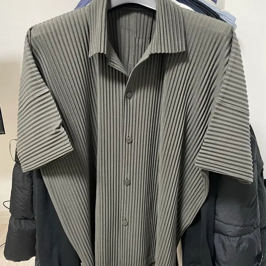 [BUNJANG] Issey Miyake Homme Plissé Short Sleeve Shirt / 이세이미야케 옴므플리세 반팔 셔츠 4
