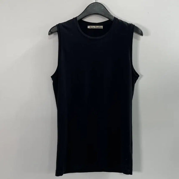 [BUNJANG] Acne Studios Black Sleeveless Top / 아크네 스튜디오 블랙 슬리브리스 (on.1537)