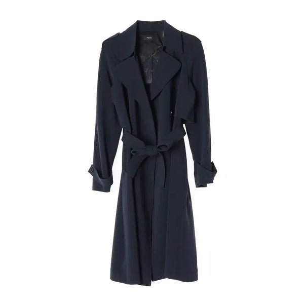 [BUNJANG] Theory Perfect Raglan Belted Trench Coat Navy / (새상품) 띠어리 퍼펙트 래글런 벨티드 트렌치 코트 네이비