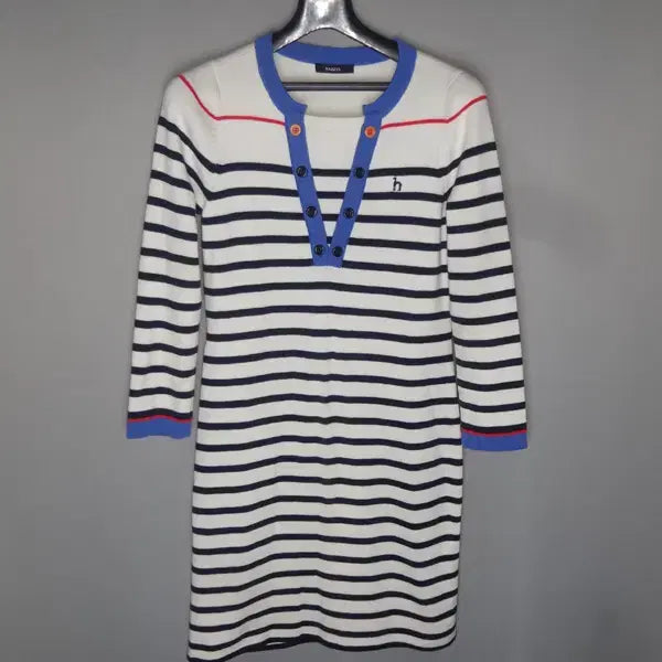 [BUNJANG] Hazzys Women's Long Knit Dress Sweater T-Shirt / 헤지스/여성95/롱니트원피스스웨터티셔츠/달순구제162