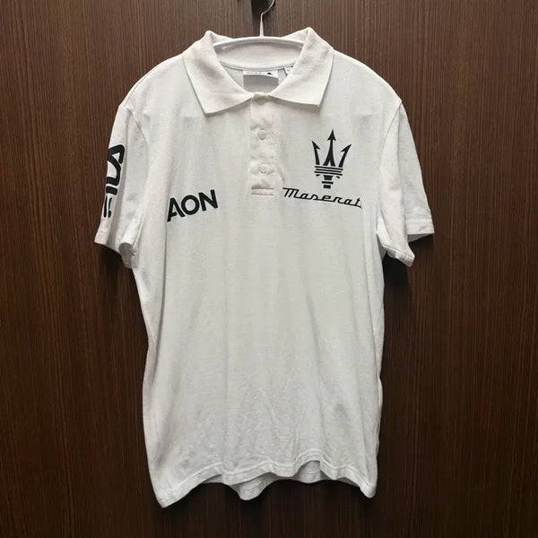 [BUNJANG] Fila Maserati Functional Short Sleeve Polo T-Shirt (M) / 휠라 마세라티 기능성 반팔 카라티 M