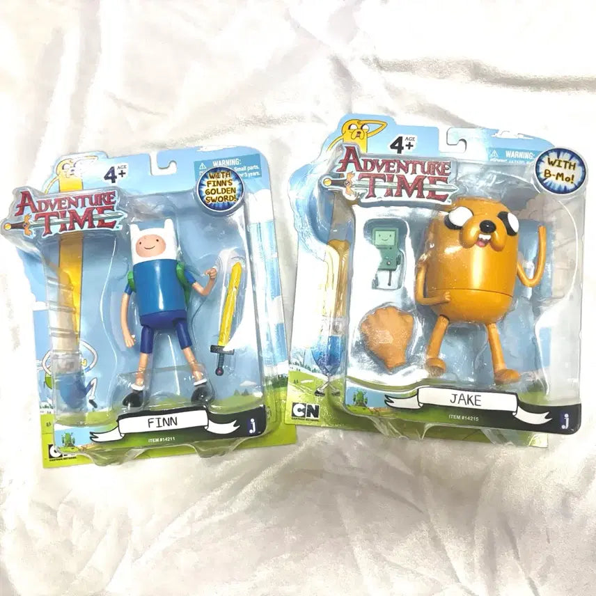 [BUNJANG] Adventure Time Finn & Jake Action Figure Bundle (Sealed) / 2015년 카넷 정품 어드벤처 타임 핀 제이크 액션 피규어 일괄
