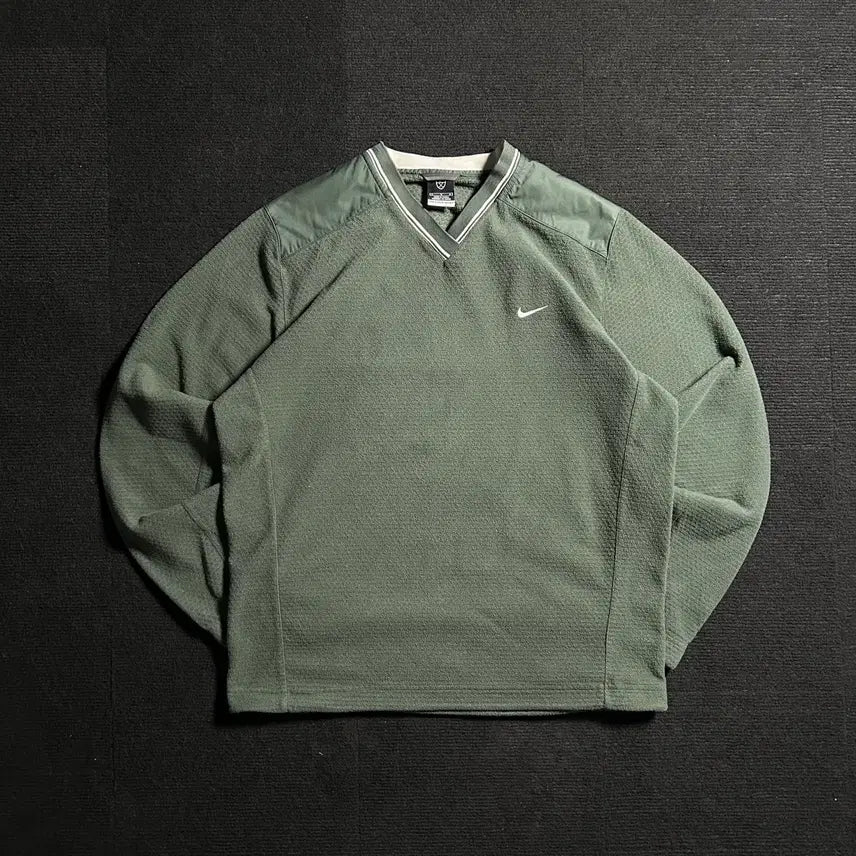 [BUNJANG] Nike 00s Old School Green Warm-Up Jacket / 나이키 00s 올드스쿨 그린 웜업