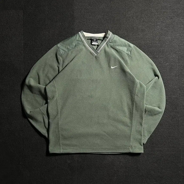 [BUNJANG] Nike 00s Old School Green Warm-Up Jacket / 나이키 00s 올드스쿨 그린 웜업