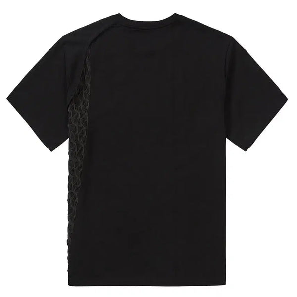 [BUNJANG] EXLIM Sequin Short Sleeve T-Shirt Black / XS S M L XL 엑슬림 시퀀스 시퀸스 반팔 티셔츠 블랙