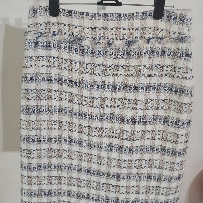[BUNJANG] It MICHAA Pattern Tweed Skirt / 잇미샤 패턴 트위드 스커트