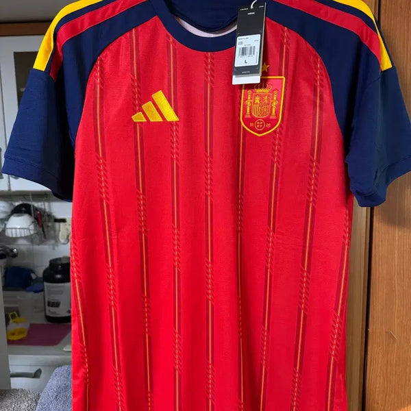 [BUNJANG] Spain National Football Team Replica Jersey Lamin Yamal Official Patch / 월드컵 스페인 국가대표 레플리카 유니폼 국내 L 라민 야말 정품 패치