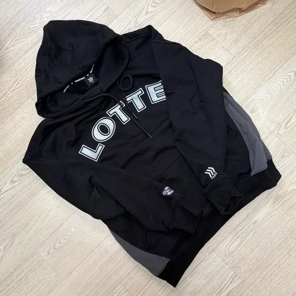 [BUNJANG] Lotte Giants Old Black Hoodie / [L100]급처)롯데자이언츠 G 올드 블랙 후드티 판매