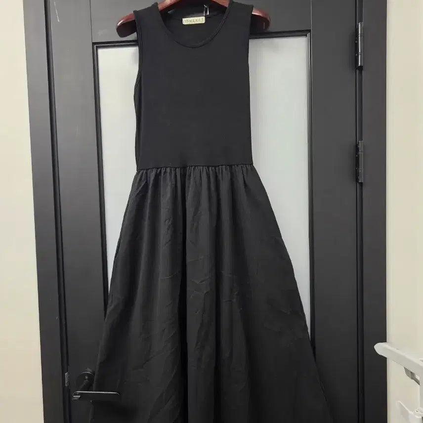 [BUNJANG] Viva Glam Long Flare Dress / 비바글램 롱 플레어원피스