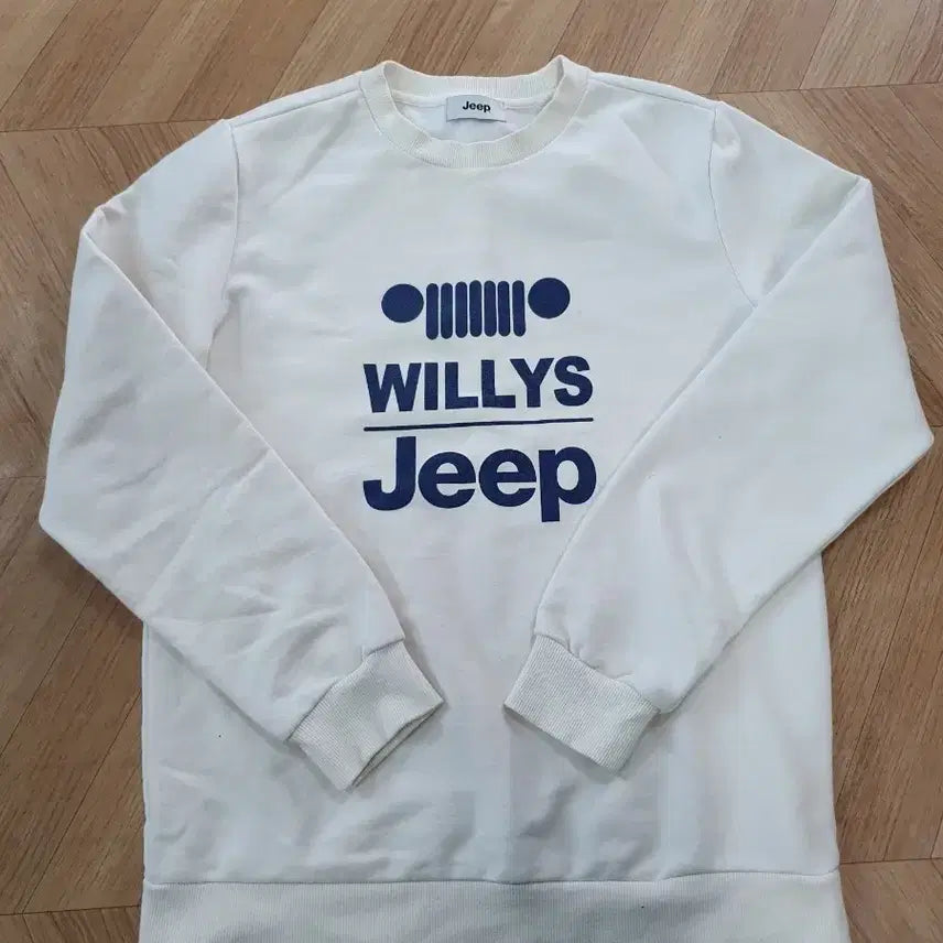 [BUNJANG] Jeep Willis Men's Sweatshirt White / 지프 윌리스 맨투맨 남자 흰색