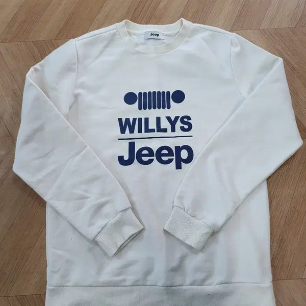 [BUNJANG] Jeep Willis Men's Sweatshirt White / 지프 윌리스 맨투맨 남자 흰색