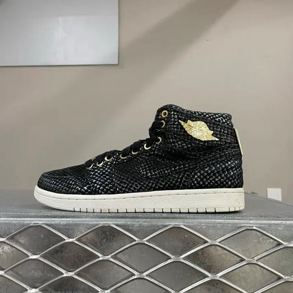 [BUNJANG] Nike Air Jordan 1 Retro Pinnacle Black / 나이키 조던1 레트로 피나클 블랙 260 (gr-5840)
