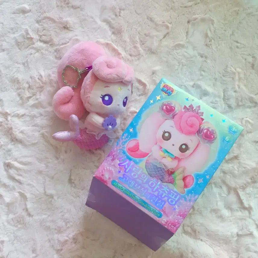 [BUNJANG] Mega Coffee Tinping Hachyuping Soraping Random Doll Keyring / 메가커피 티니핑 하츄핑 소라핑 고래보석의 전설 랜덤 인형 키링