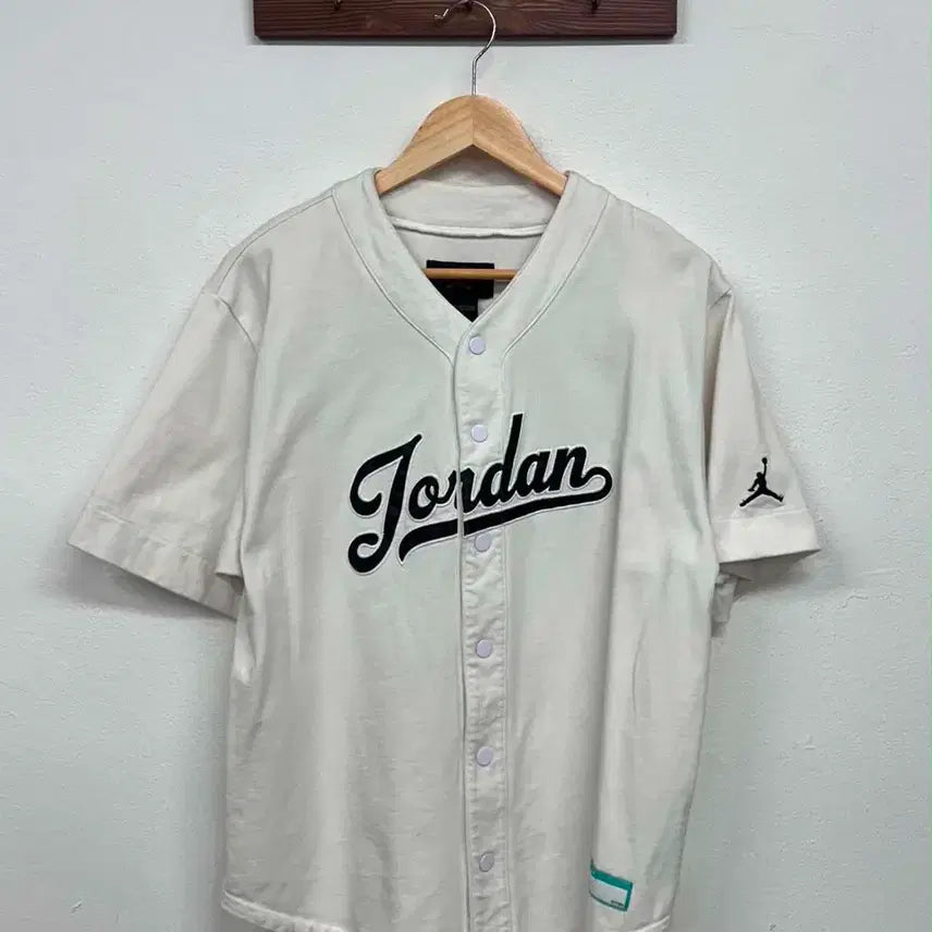 [BUNJANG] Nike Air Jordan Flight MVP Baseball Short-Sleeve Jersey Top / [L] 나이키 에어 조던 플라이트 MVP 베이스볼 반팔 져지 탑