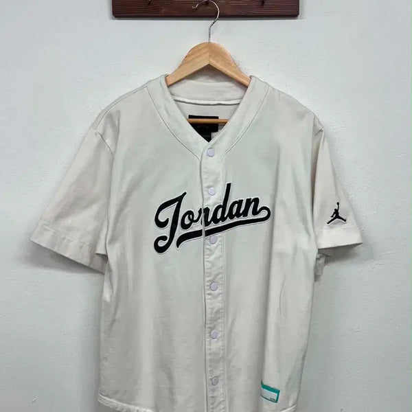 [BUNJANG] Nike Air Jordan Flight MVP Baseball Short-Sleeve Jersey Top / [L] 나이키 에어 조던 플라이트 MVP 베이스볼 반팔 져지 탑