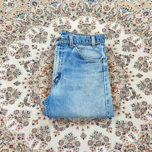 [BUNJANG] Levi's 505 Orange Tab USA Made 90s Light Denim Pants / [B등급 32] 리바이스 505 오렌지탭 USA메이드 90s 라이트데님팬츠