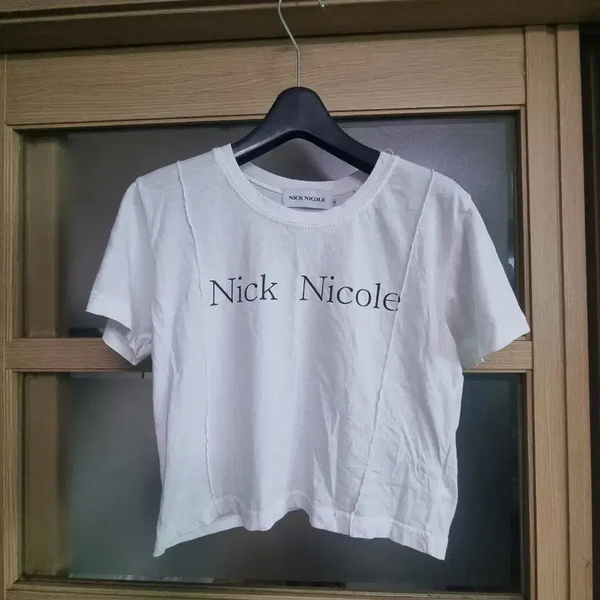 [BUNJANG] NICK&NICOLE Cropped T-Shirt / 닉앤니콜 크롭탑  반팔티셔츠 2