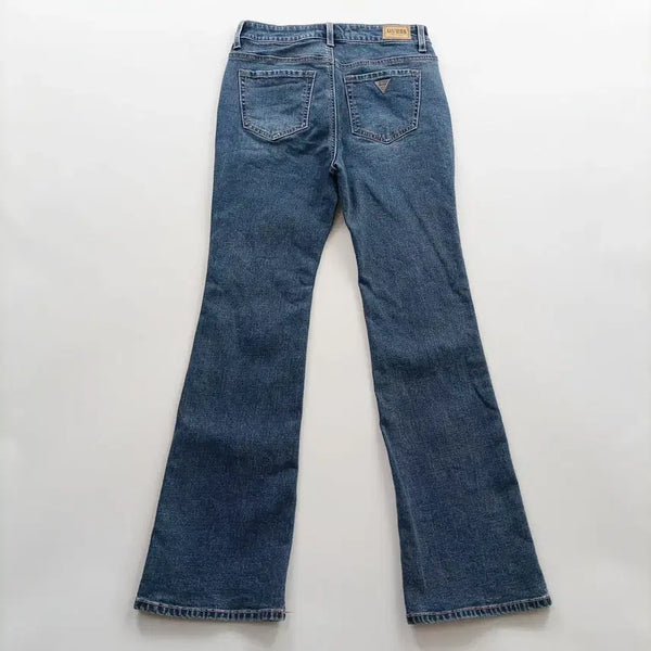 [BUNJANG] Guess Slim Bootcut Denim Pants - Size 25 (Tagged 26) / 게스 청바지 사이즈25 슬림 부츠컷 기모 여자 여성 데님팬츠 B1400