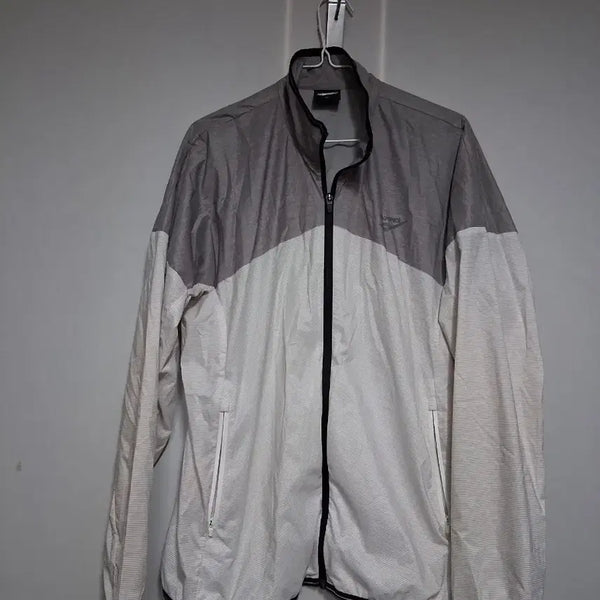 [BUNJANG] Pro-Specs Windbreaker Jacket Gray/White Size 100 / 프로스펙스 바람막이 자켓 그레이/화이트(100)