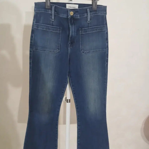 [BUNJANG] Corso Como Frame Bootcut Pants / 020 꼬르소꼬모 FRAME 프레임 부츠컷 올스판 팬츠