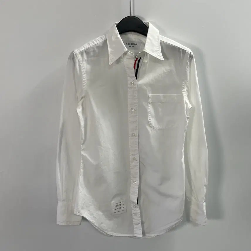 [BUNJANG] Thom Browne Women's Slim Fit Poplin Shirt / 톰브라운 우먼스 슬림핏 포플린 셔츠(on.1542)
