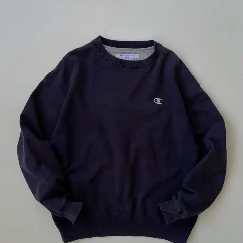 [BUNJANG] Champion Authentic Navy Sweatshirt / 챔피온 네이비 어센틱 맨투맨
