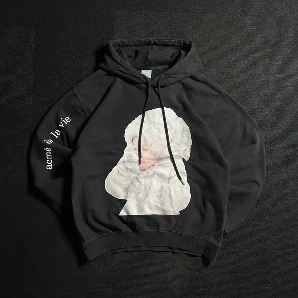[BUNJANG] ACME DE LA VIE Baby Face Snow Hoodie / 아크메드라비 베이비 페이스 스노우 후드티