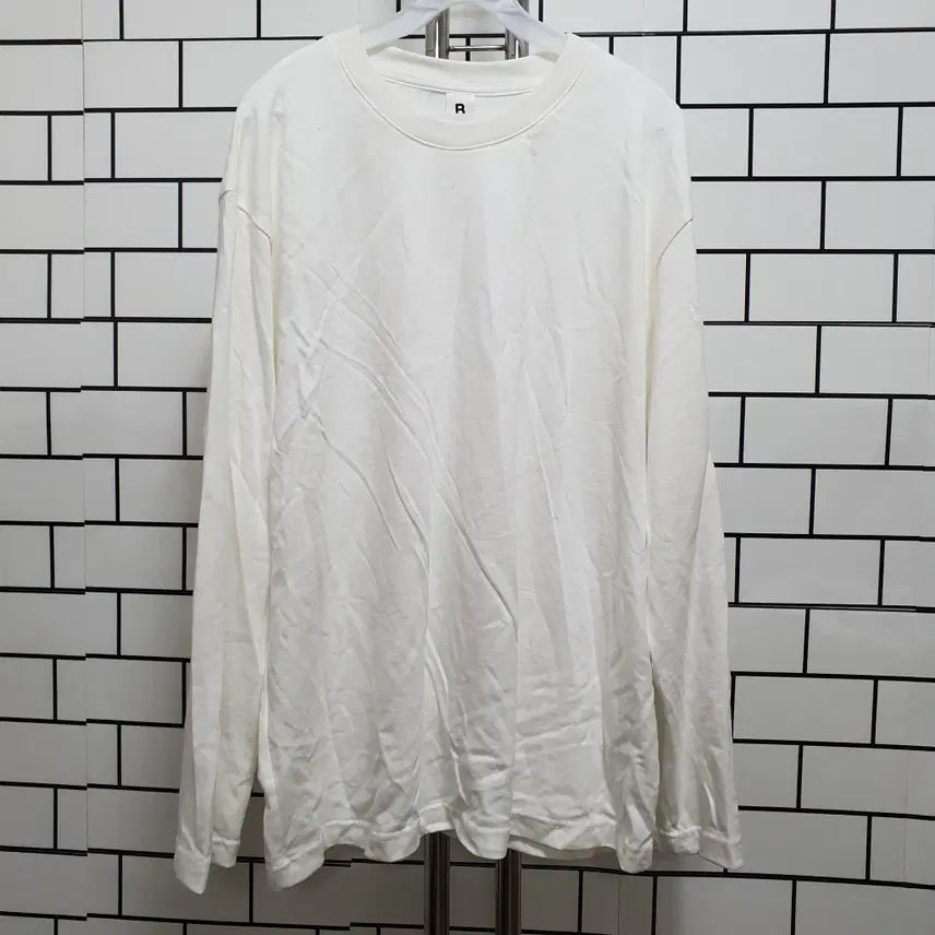 [BUNJANG] Loose Fit Long Sleeve Shirt White / 흰-289 루즈핏 롱슬리브