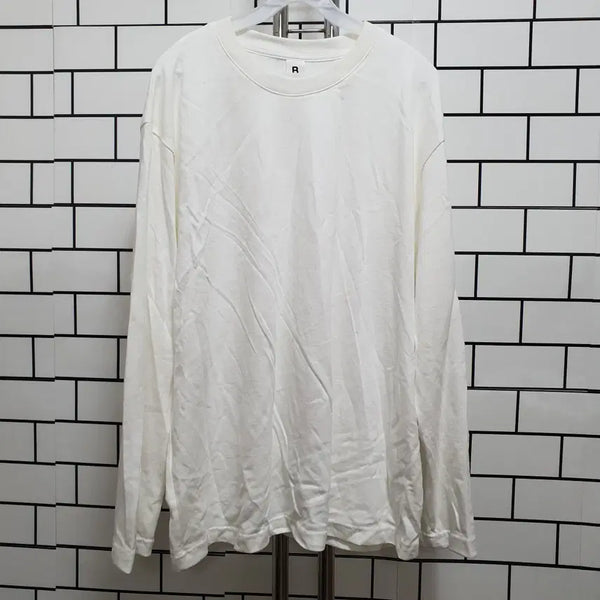 [BUNJANG] Loose Fit Long Sleeve Shirt White / 흰-289 루즈핏 롱슬리브