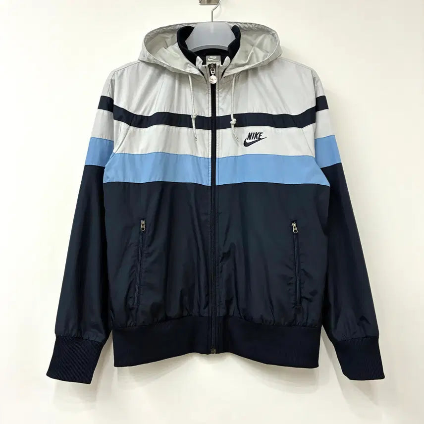 [BUNJANG] Nike 00s Old School Hooded Windbreaker Jacket / 나이키 00s 올드스쿨 후드 바람막이 자켓