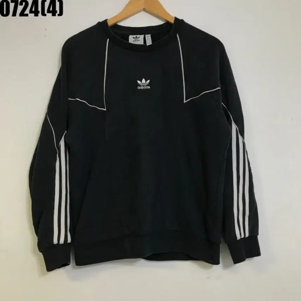[BUNJANG] Adidas Crewneck Sweatshirt Black / 아디다스 맨투맨 블랙 0724