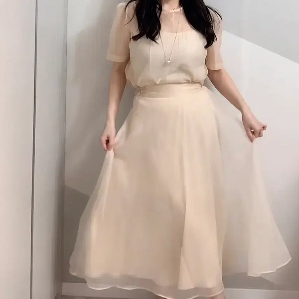 [BUNJANG] Women's Two-Piece Suit for Wedding Guest Attire / 하객룩 투피스