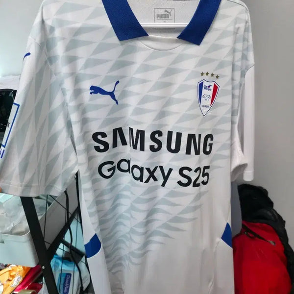 [BUNJANG] Suwon Samsung Bluewings Retro Away Authentic Jersey 4XL Lee Dong-jun / 수원삼성블루윙즈 레트로 유니폼 어웨이 4XL 이건희