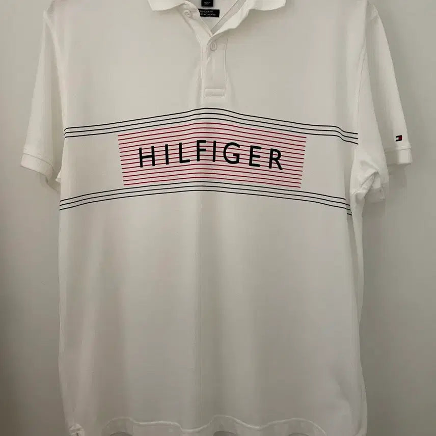 [BUNJANG] Tommy Hilfiger White Short Sleeve Polo T-Shirt / [M] 타미힐피거 화이트 반팔 카라티