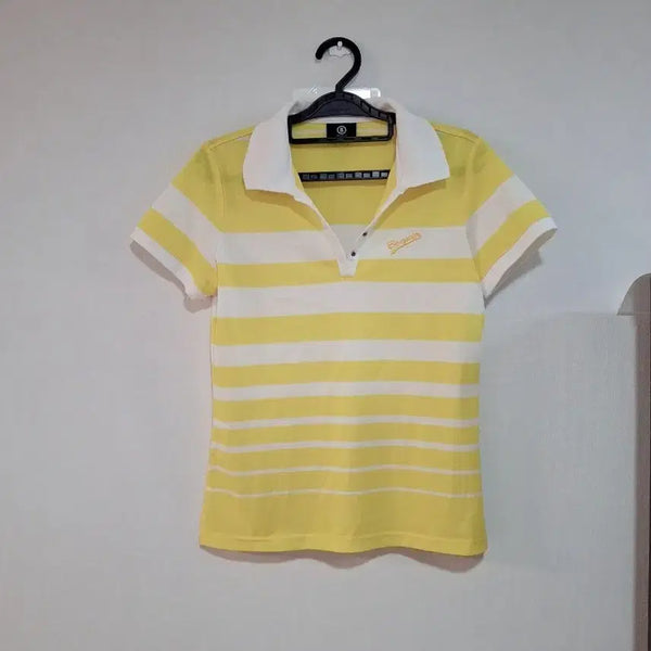 [BUNJANG] Bogner Striped Polo T-Shirt Size 55 / 여 55.BOGNER. 스트라이프 폴로티
