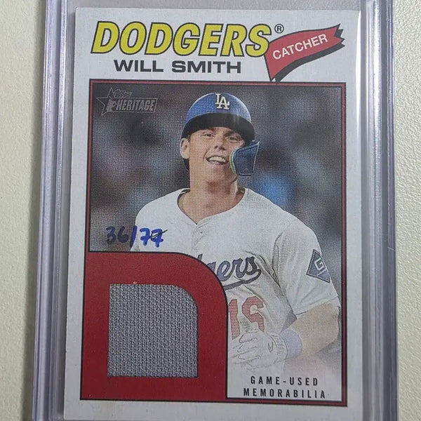 [BUNJANG] Will Smith LA Dodgers 2026 MLB Limited Edition Jersey Card / 2026 mlb 윌 스미스 유니폼 한정카드 la다저스