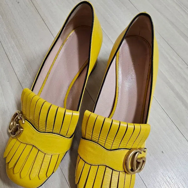 [BUNJANG] Gucci Marmont Pumps / 정품 구찌 마몬트 로퍼 펌프스 구두